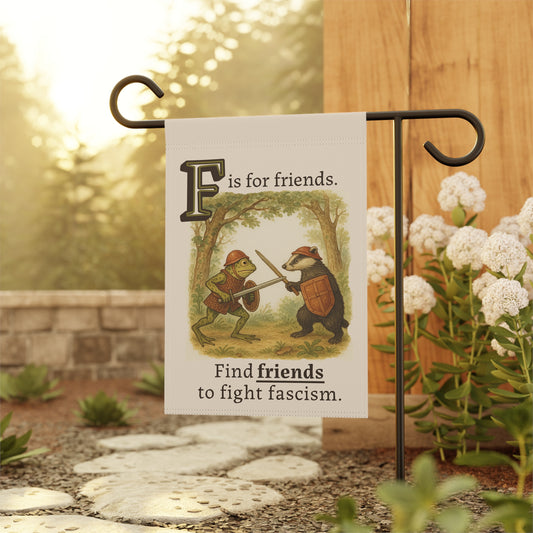 F is for Friends Fight Fascism | Flag