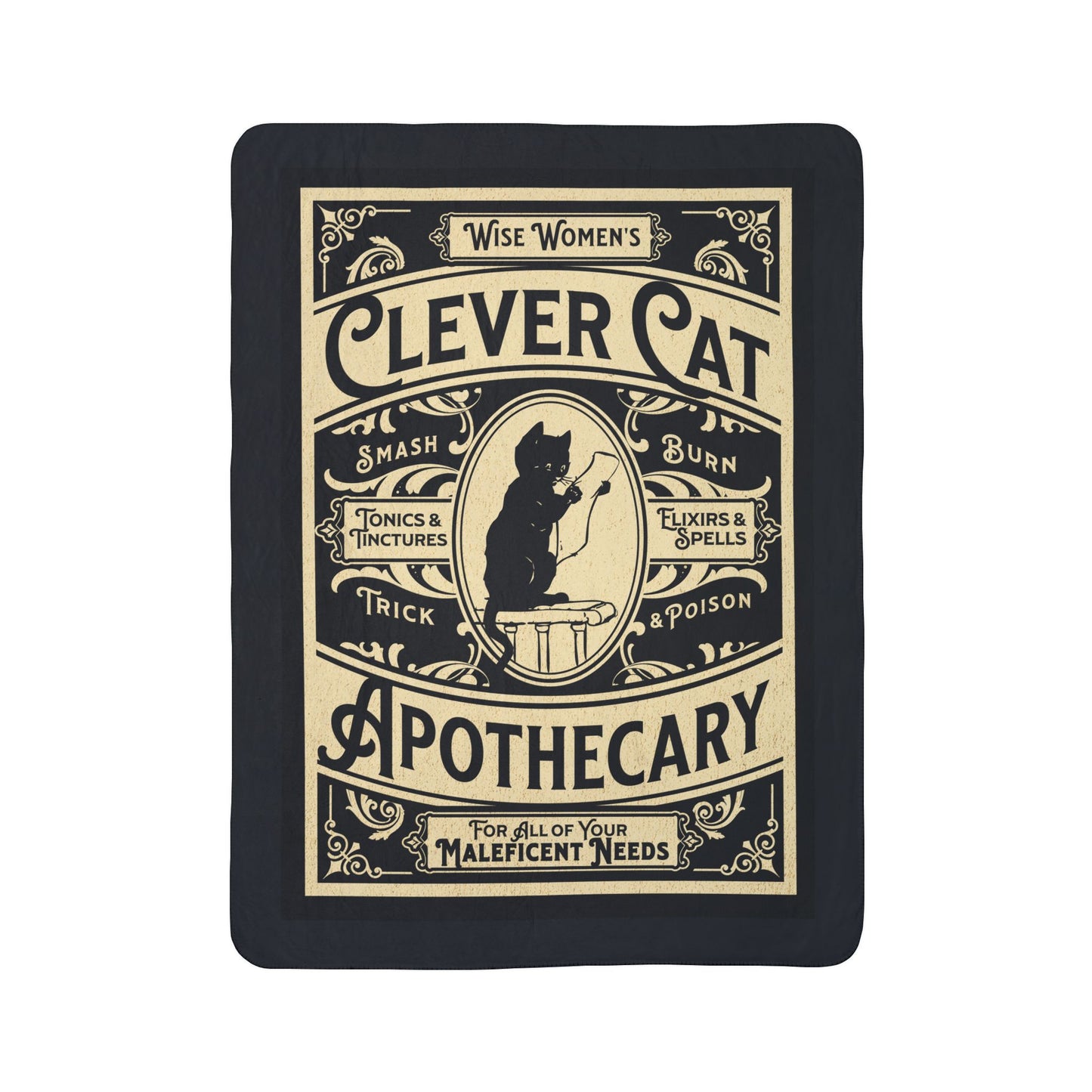 Clever Cat Apothecary | Sherpa Blanket