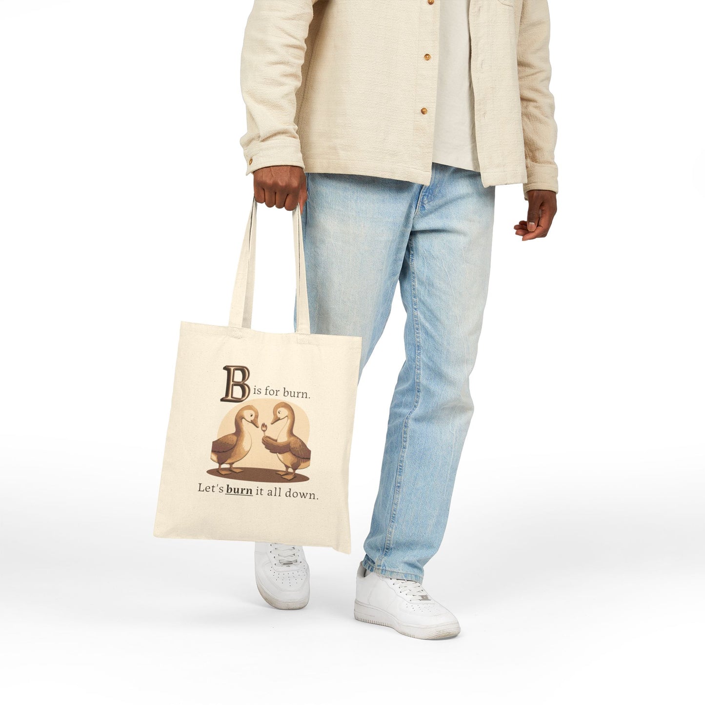 B is for Burn | Tote Bag