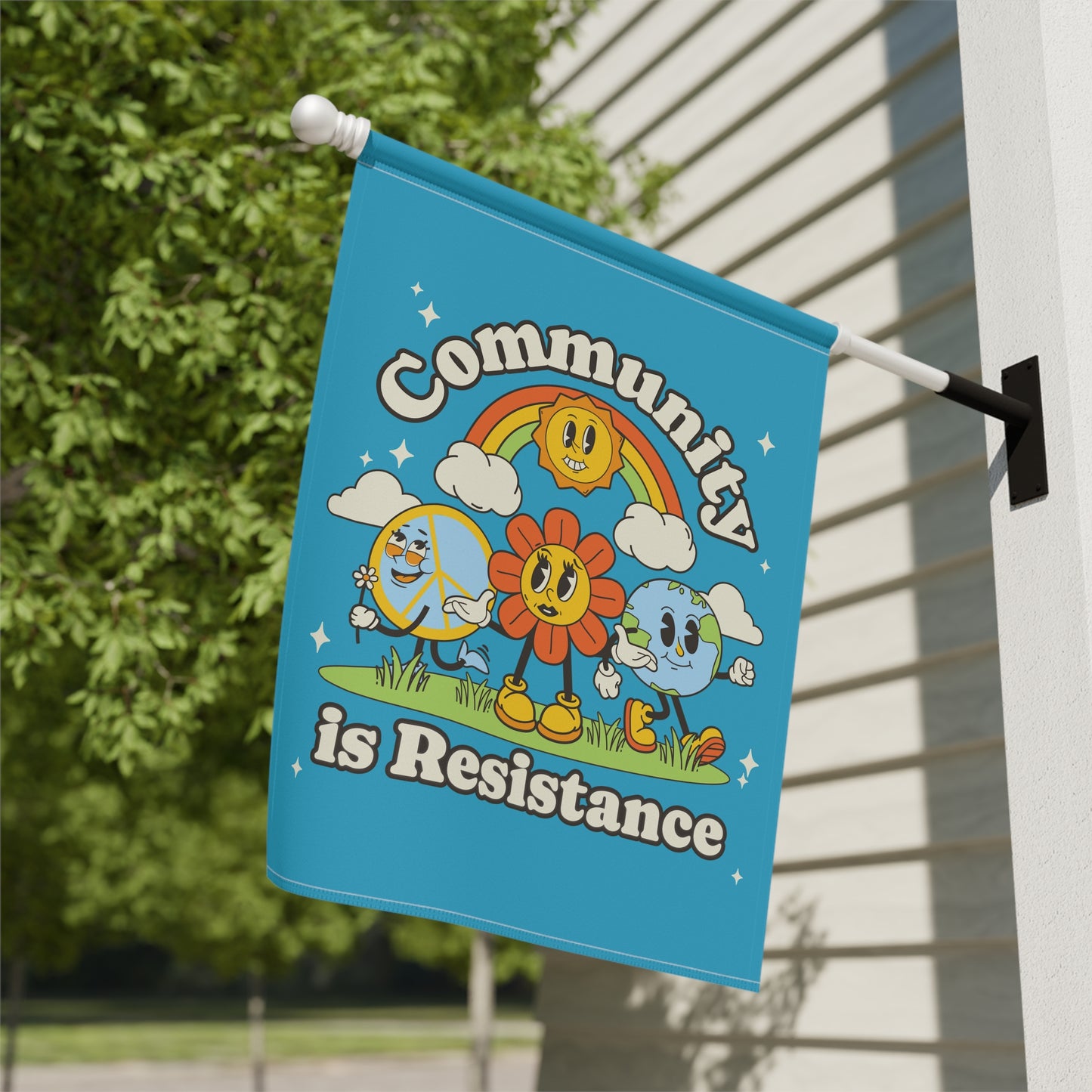 Community Is Resistance | House Flag