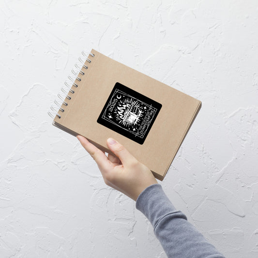 2025 Dumpster Fire Tarot Card | Sticker