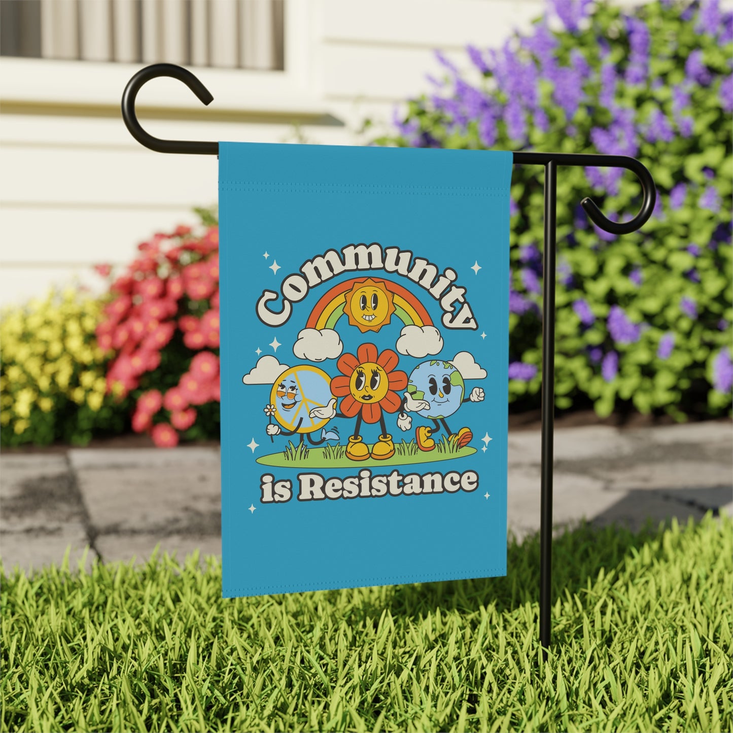 Community Is Resistance | House Flag