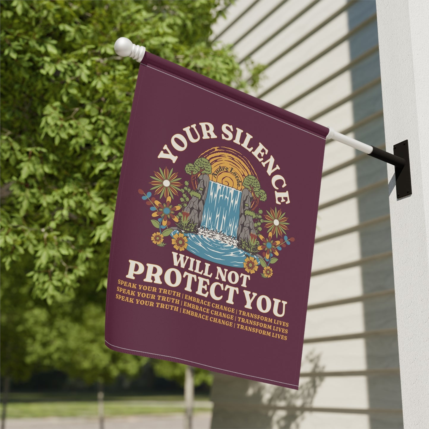 Your Silence Will Not Protect You | Flag