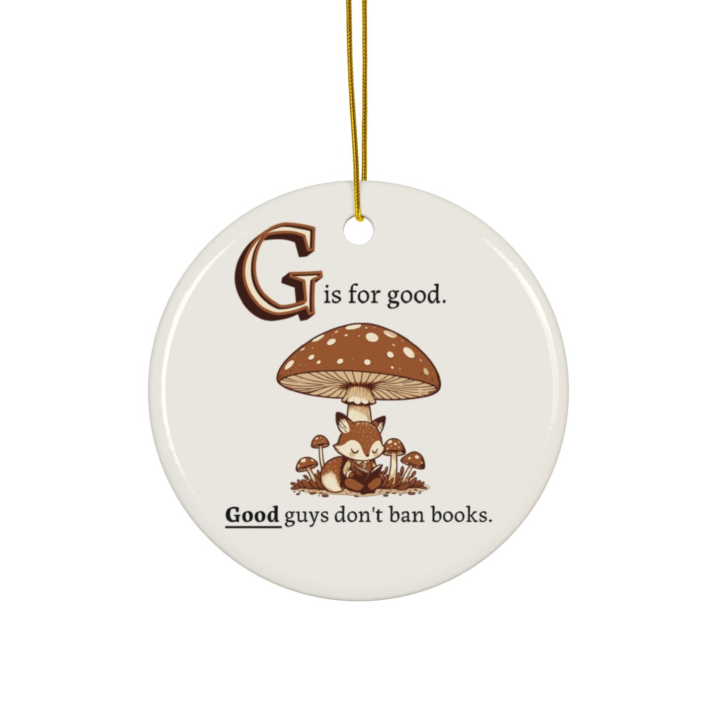 G Is for Good  | Ornament