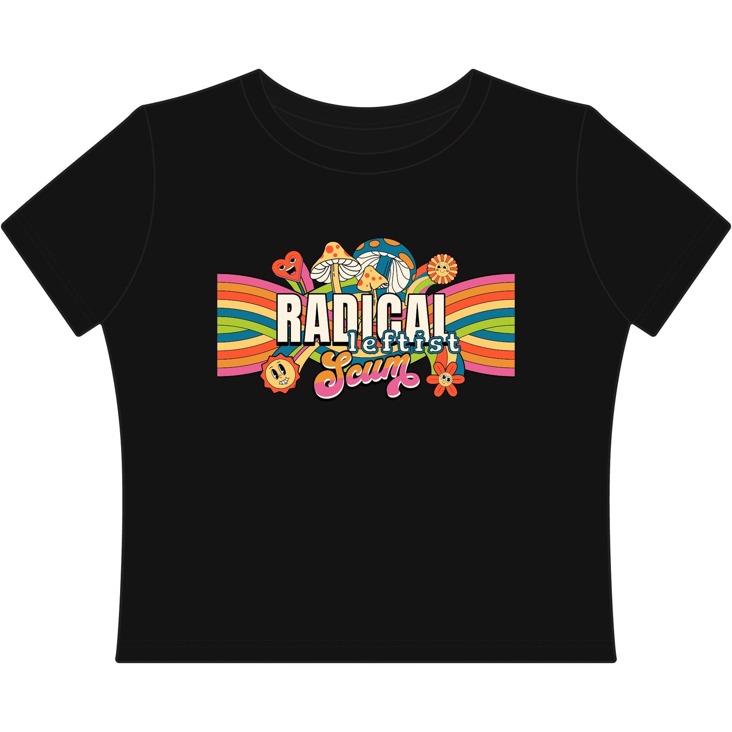 Radical Leftist Scum | Cropped Baby Tee