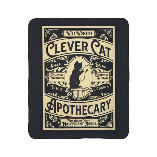 Clever Cat Apothecary | Sherpa Blanket