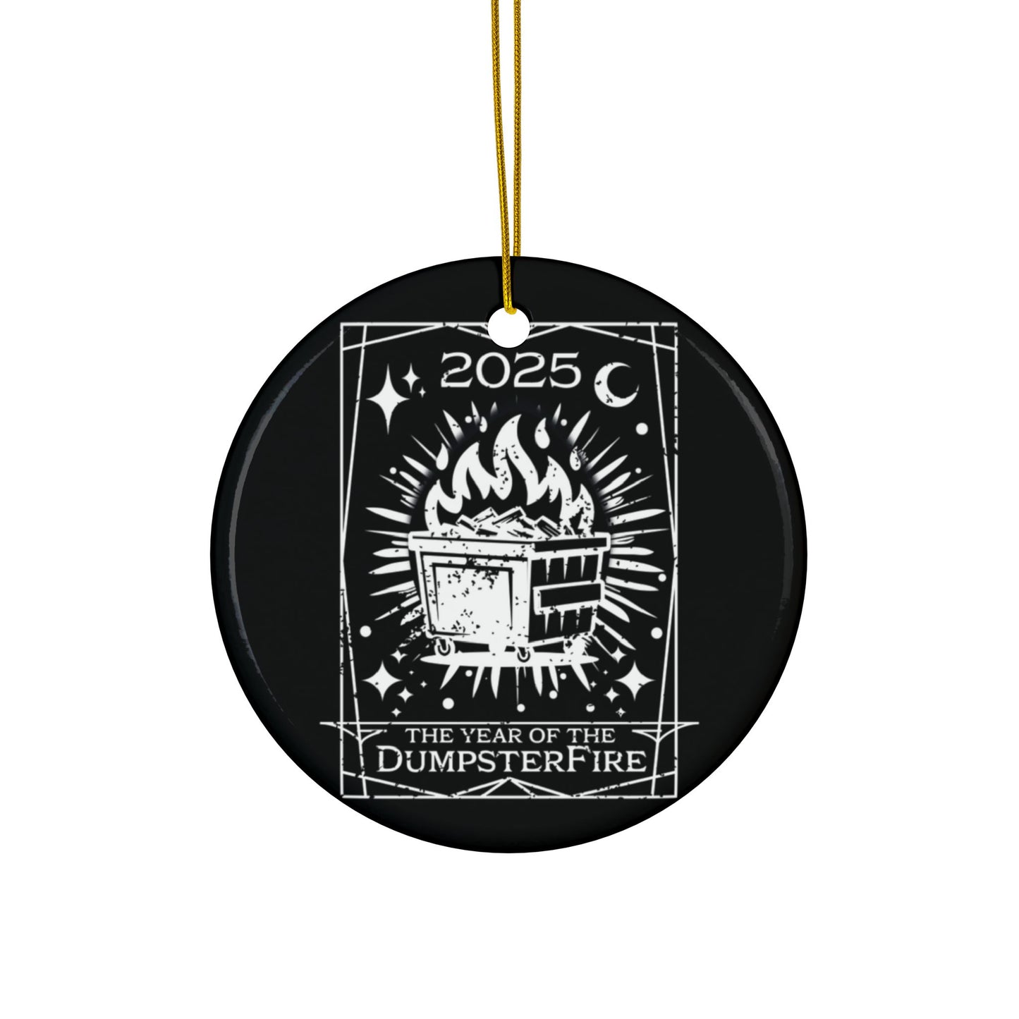 Dumpster Fire Tarot 2025 | Ornament