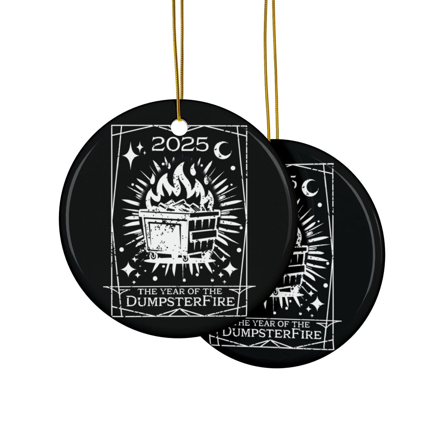 Dumpster Fire Tarot 2025 | Ornament