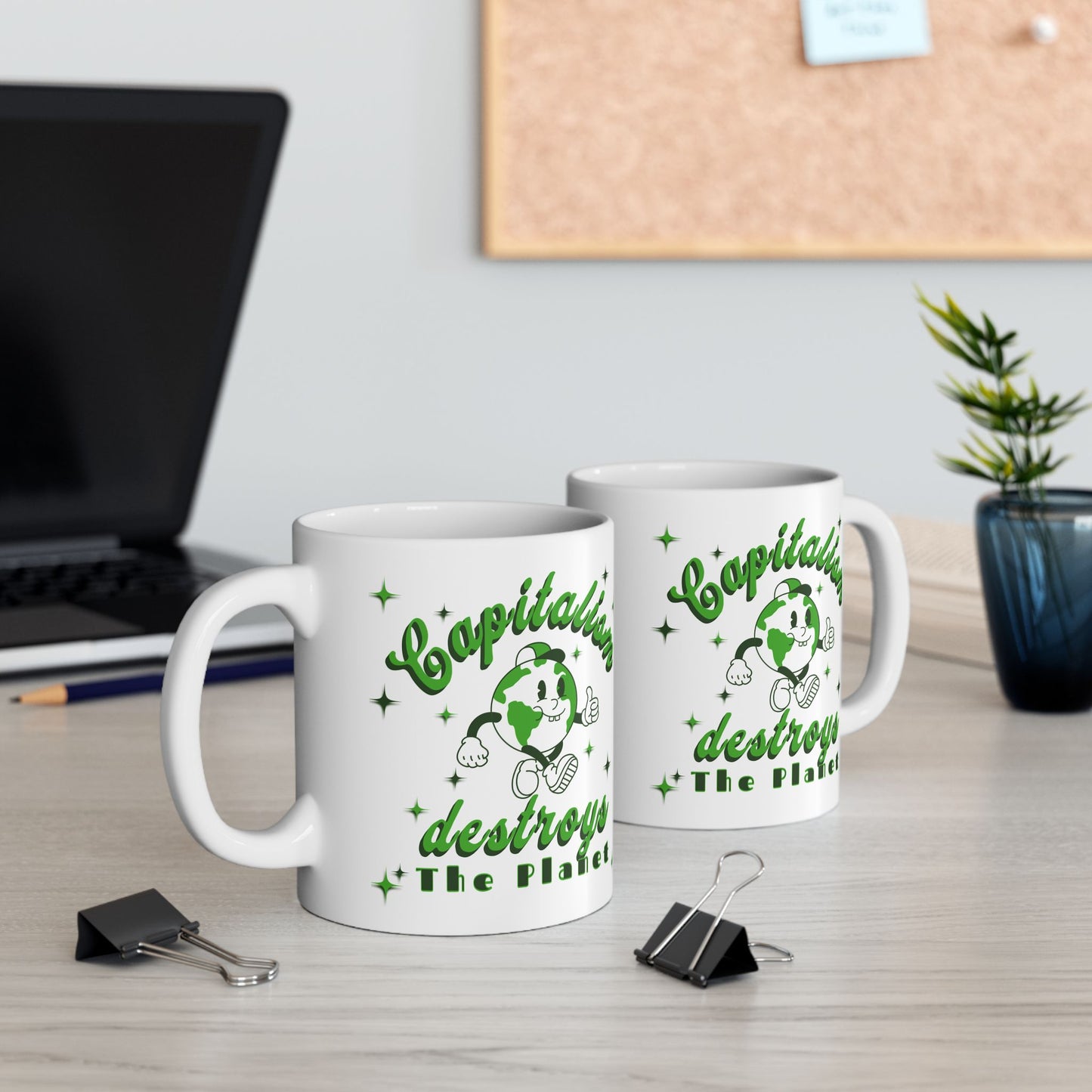 Capitalism Destroys The Planet | Mug