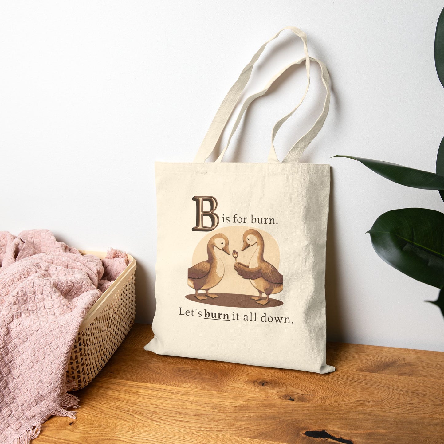 B is for Burn  | Tote Bag