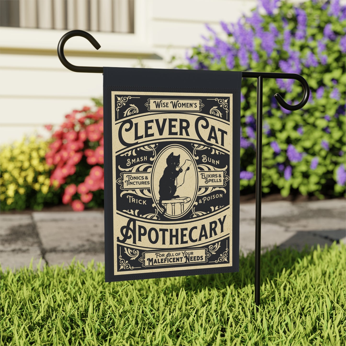 Wise Women’s Clever Cat Apothecary | Flag