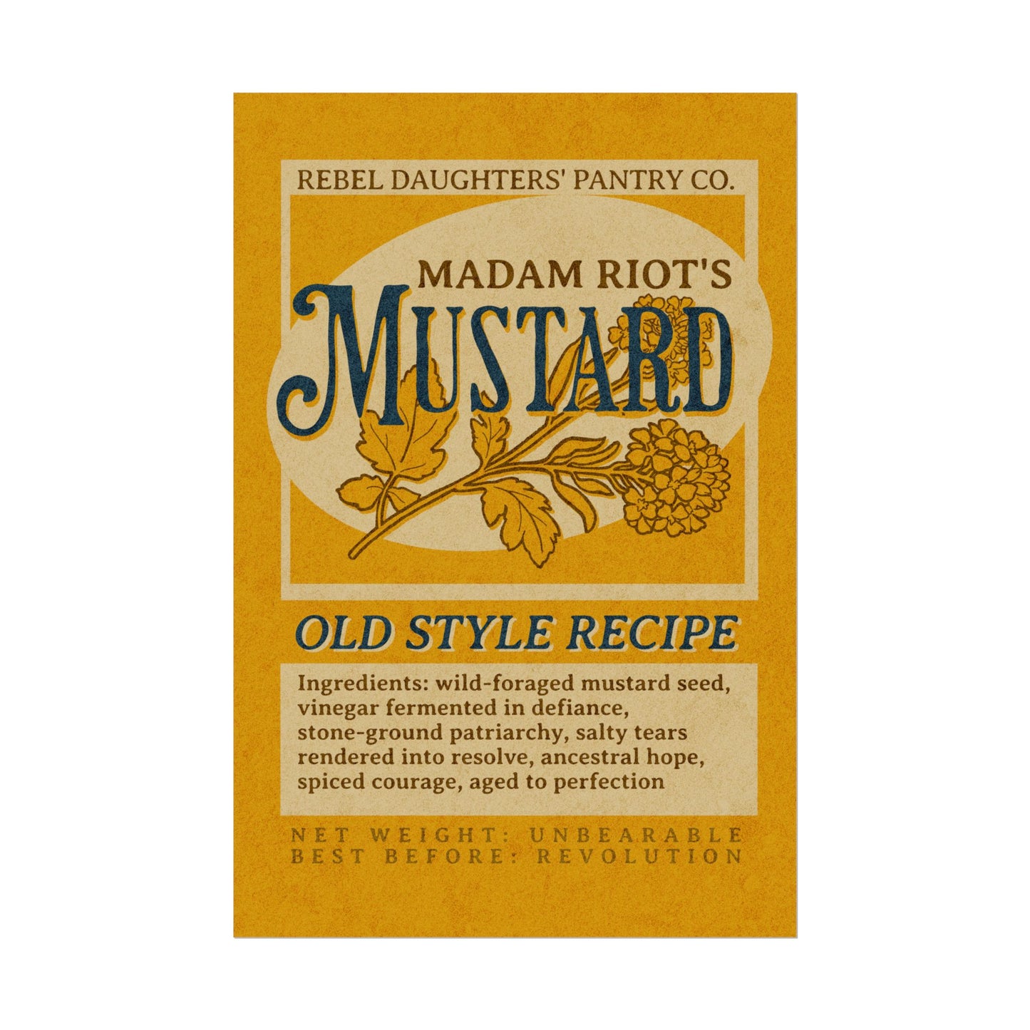 Feminist Mustard | Poster