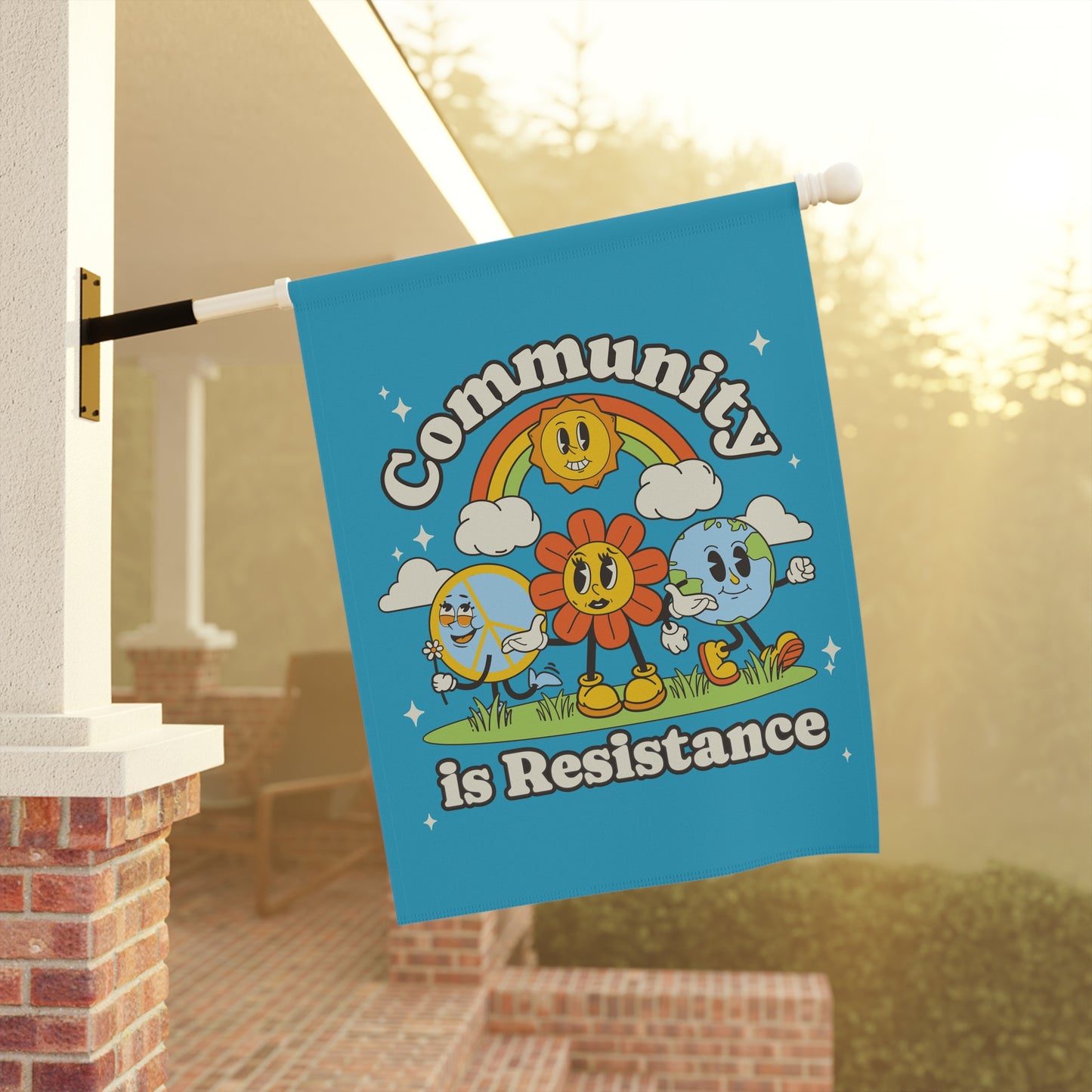 Community Is Resistance | House Flag