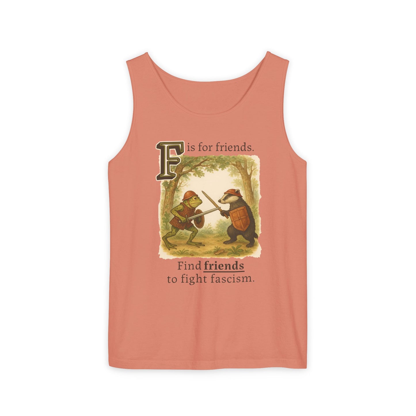 F is for Friends Fight Fascism | Unisex Tank