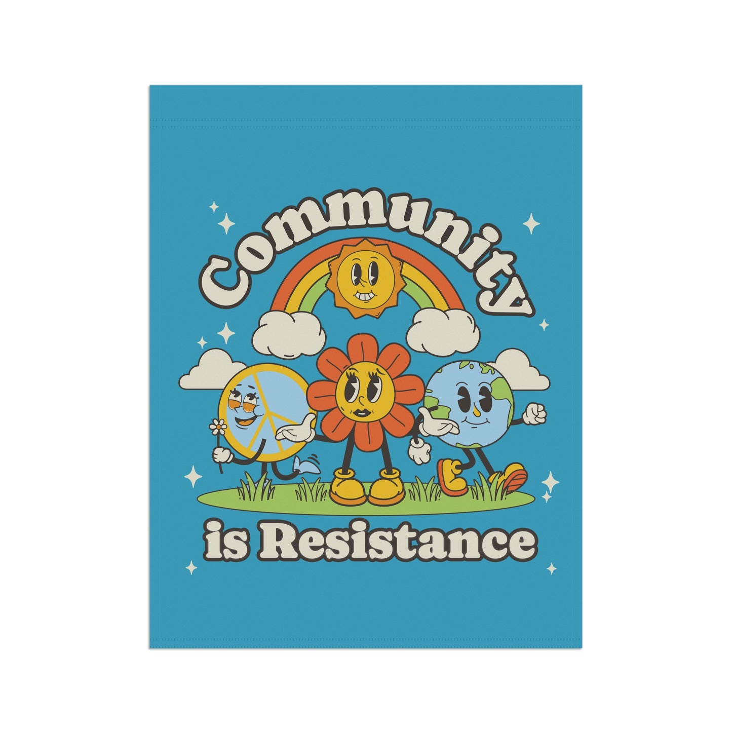 Community Is Resistance | House Flag