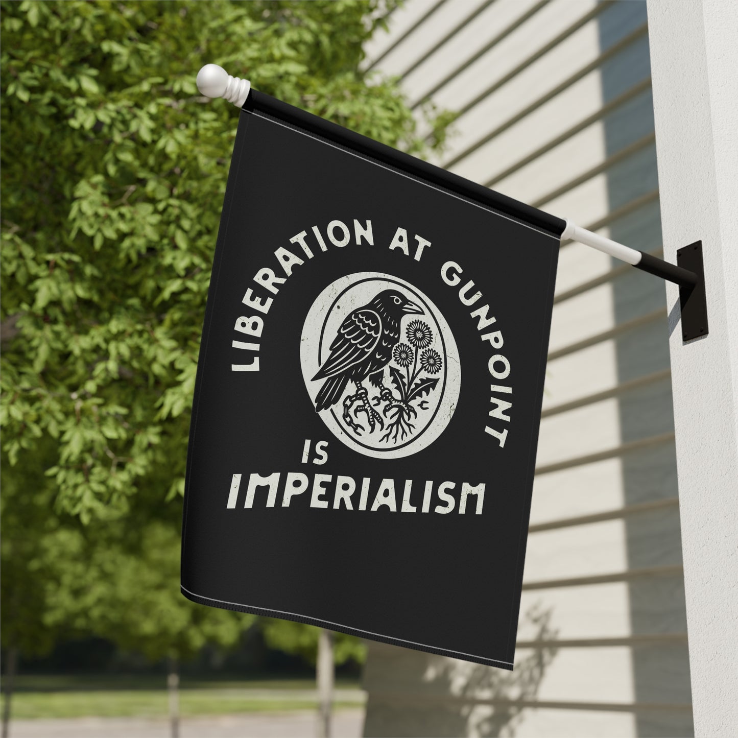 Liberation At Gunpoint Is Imperialism | Flag