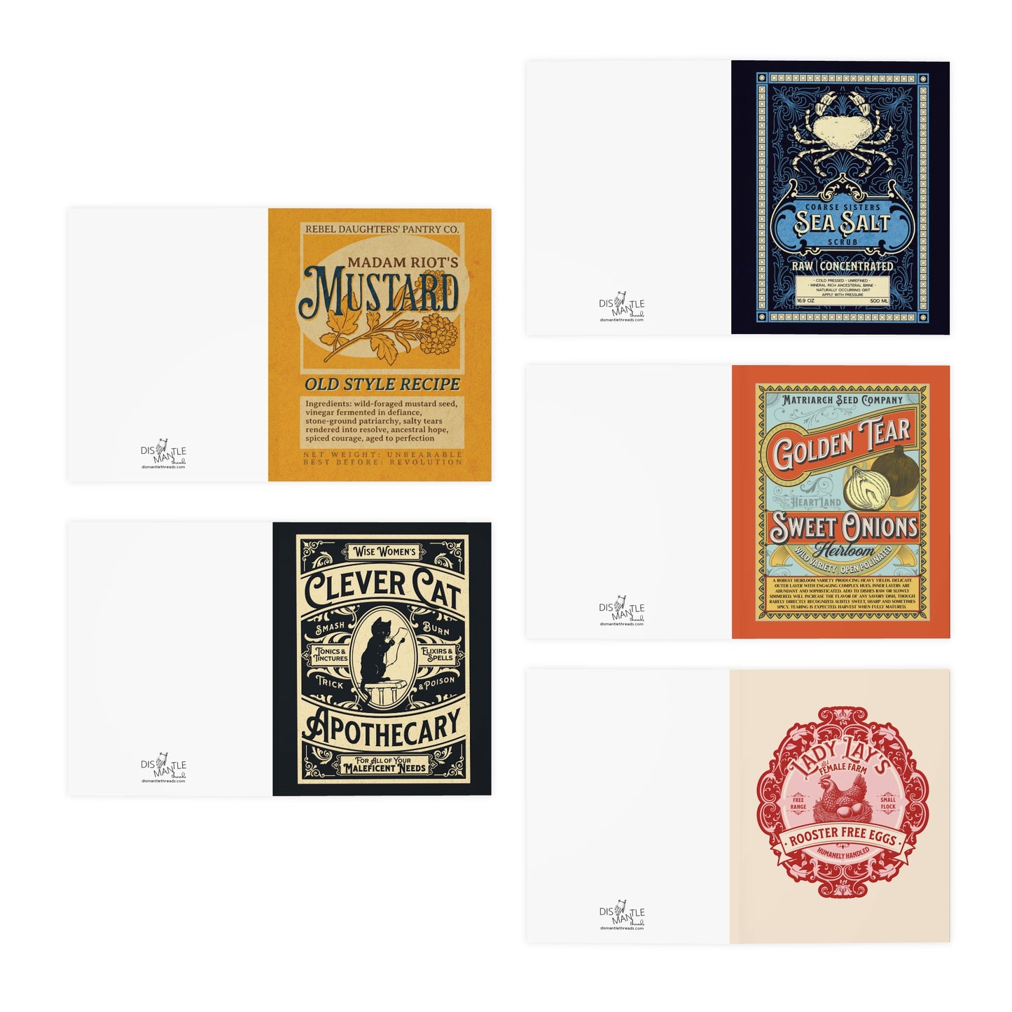Vintage Feminist Label | Greeting Cards