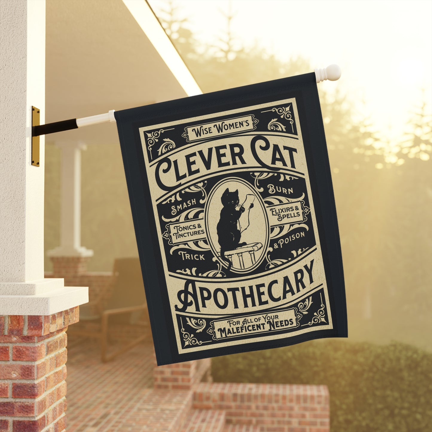 Wise Women’s Clever Cat Apothecary | Flag