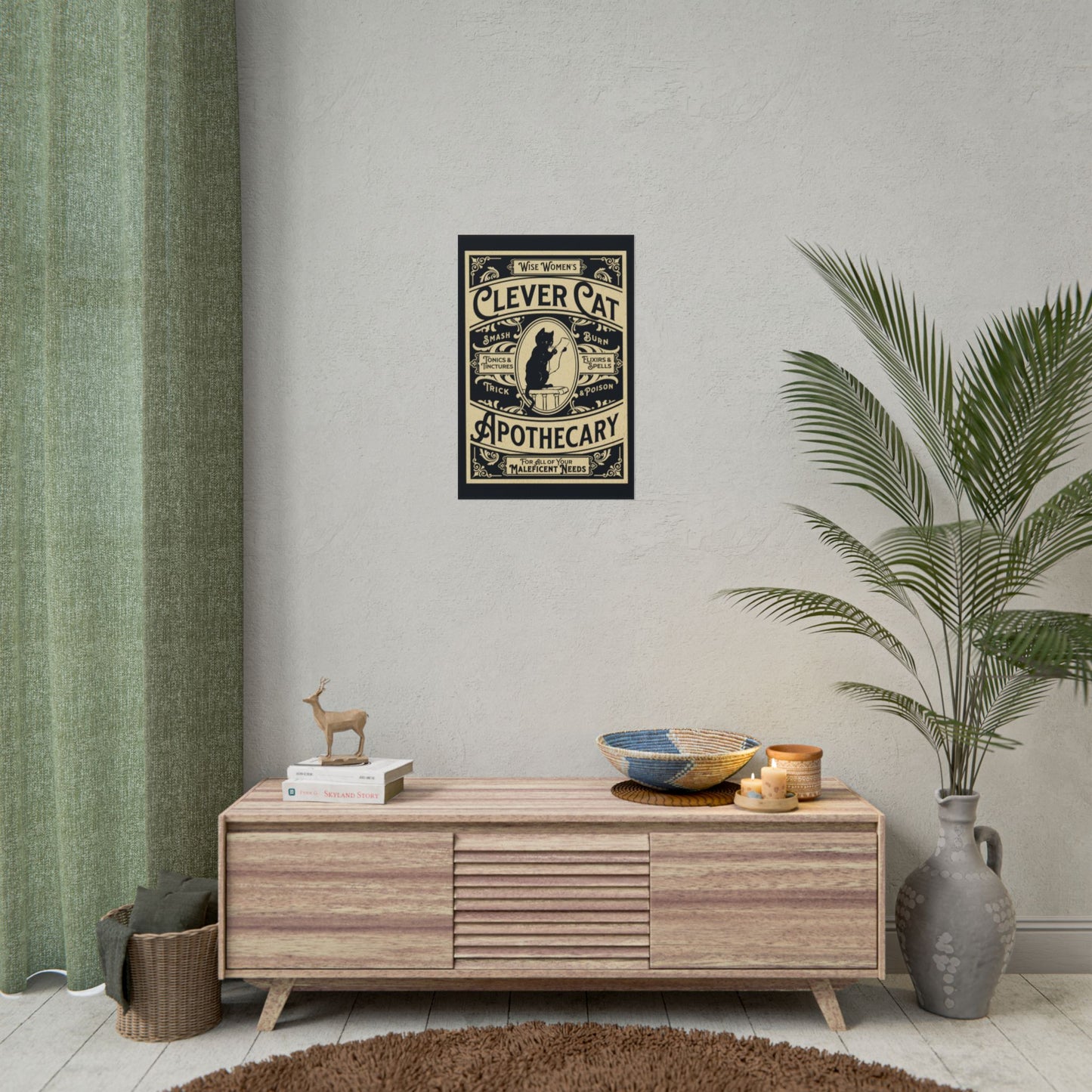 Clever Cat Apothecary | Poster