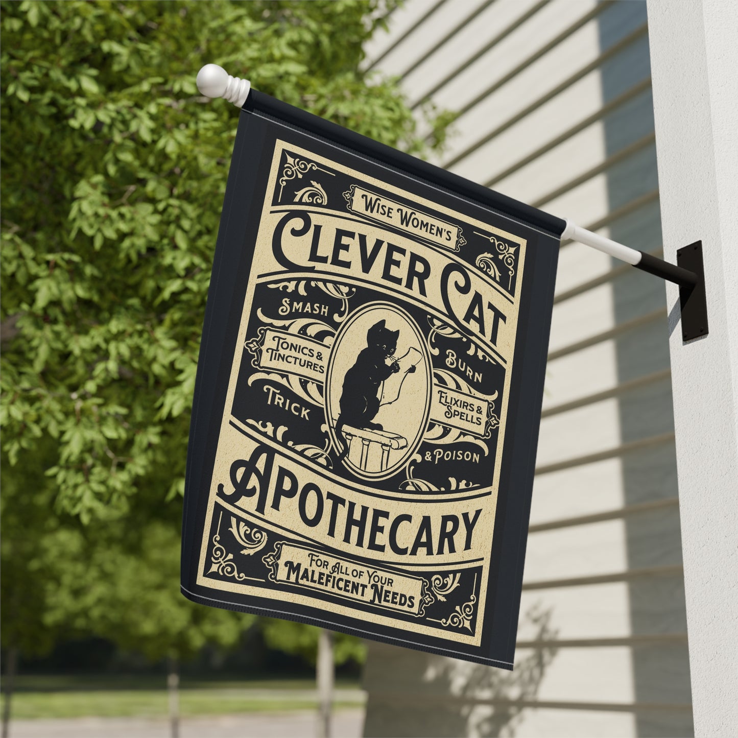 Wise Women’s Clever Cat Apothecary | Flag
