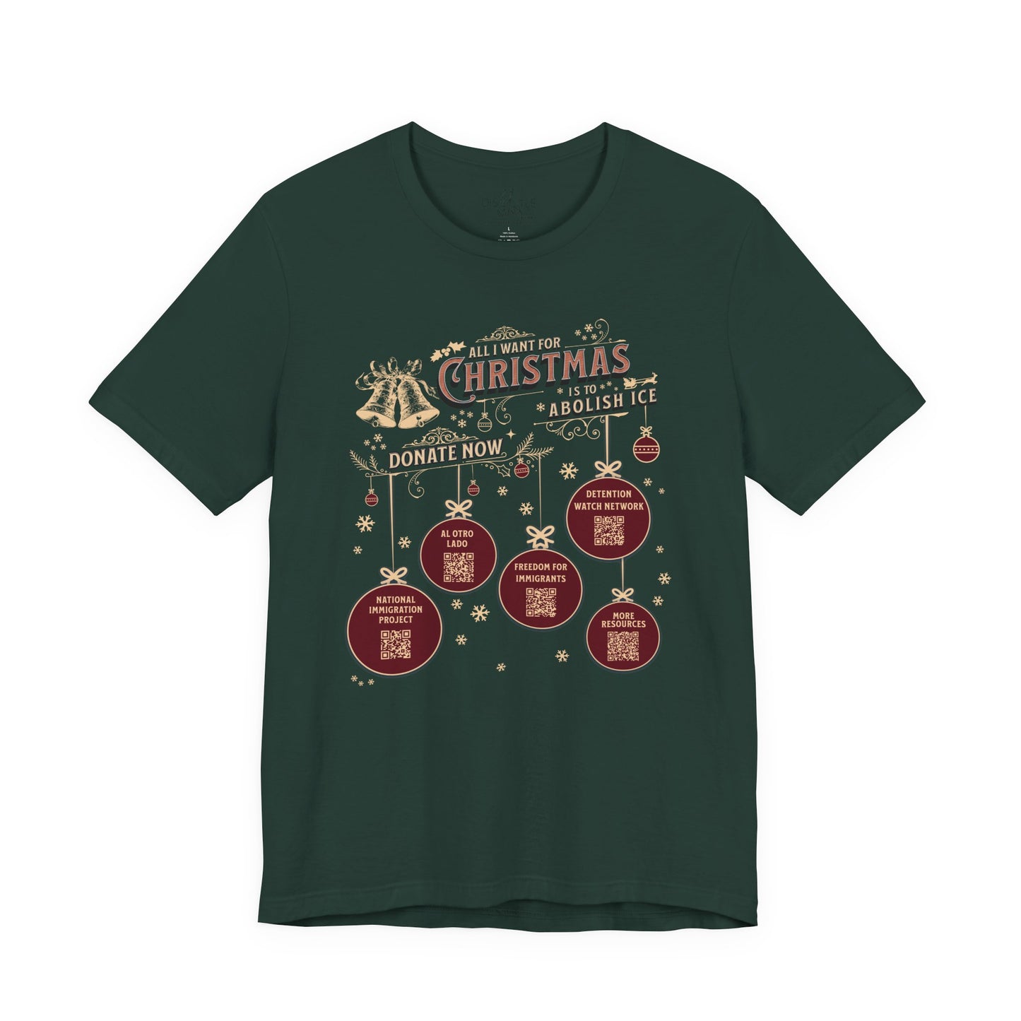 Abolish ICE Christmas | Unisex Tee