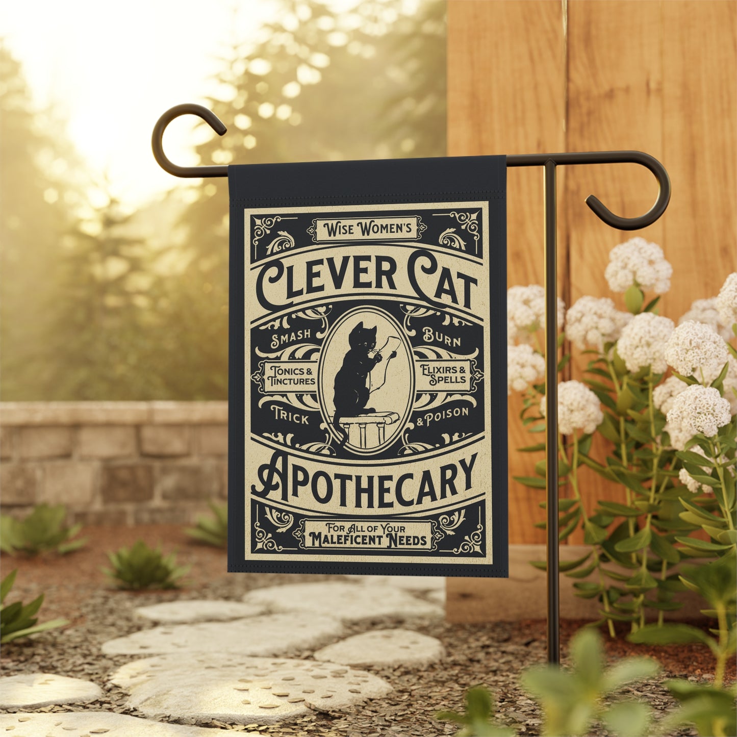 Wise Women’s Clever Cat Apothecary | Flag