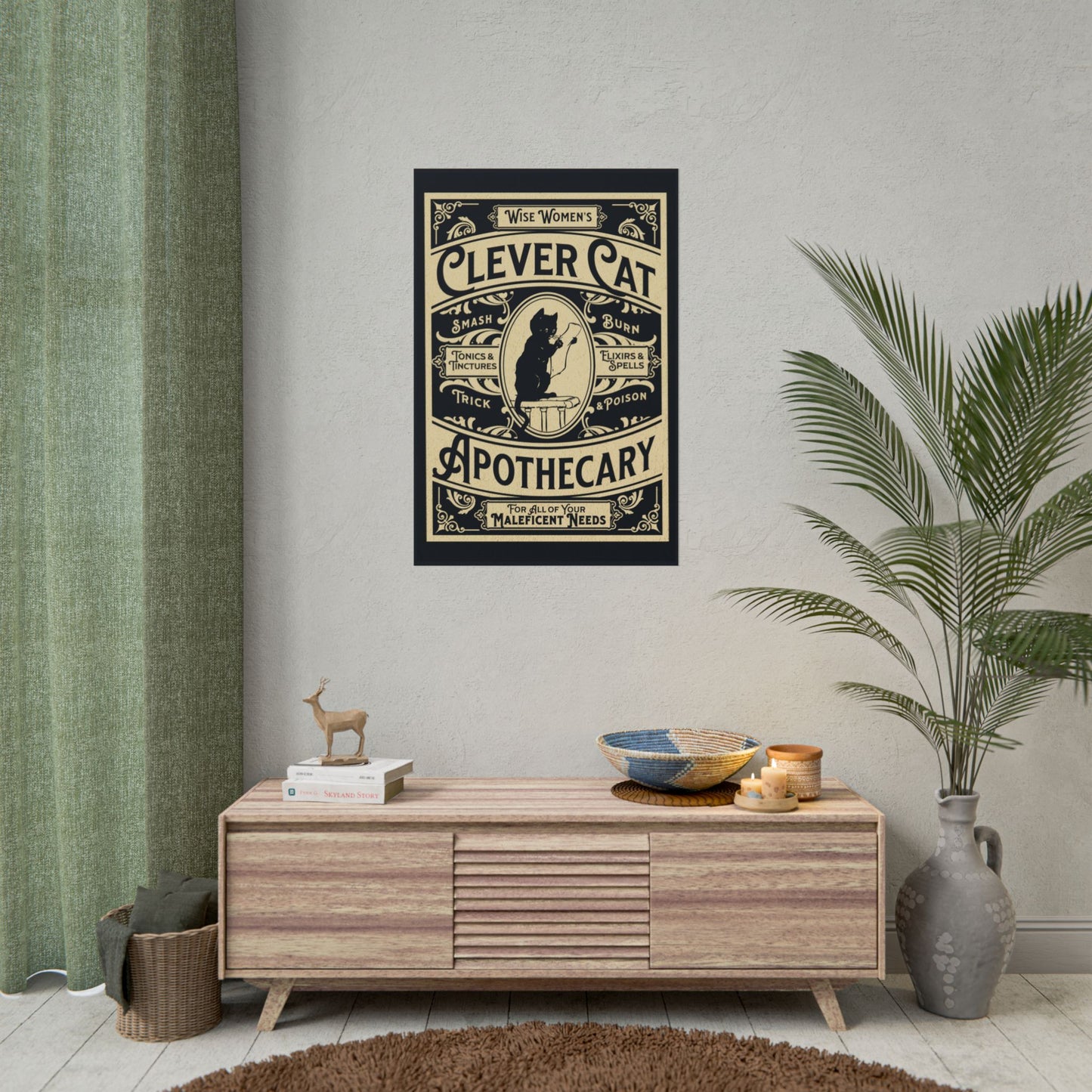 Clever Cat Apothecary | Poster