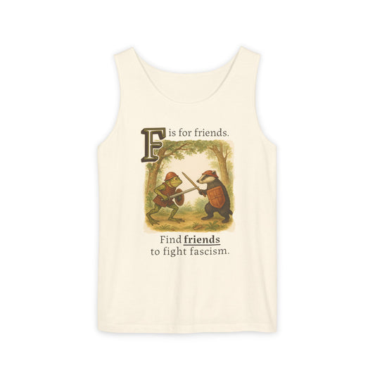 F is for Friends Fight Fascism | Unisex Tank
