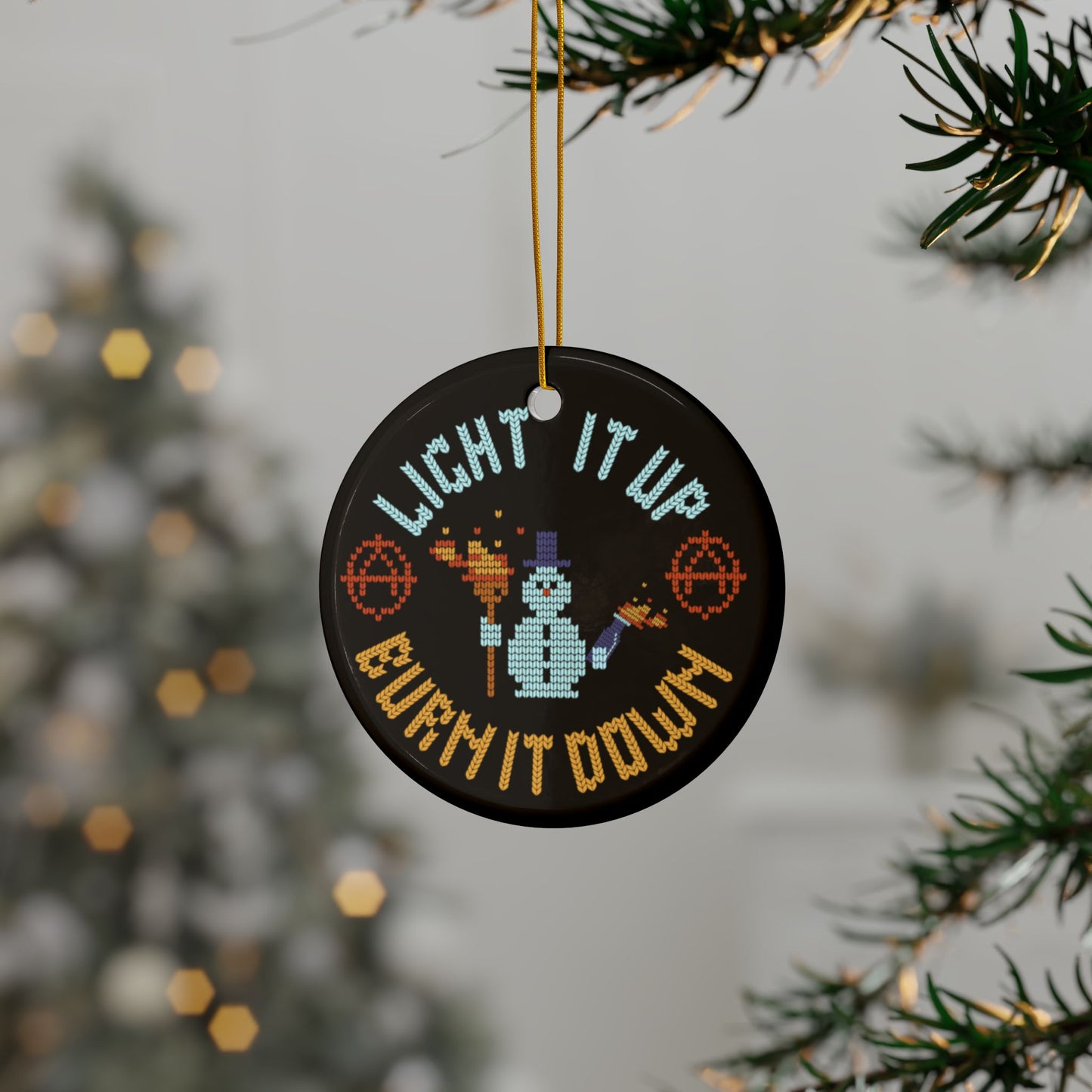 'Tis The Season Anarchist | Ornament