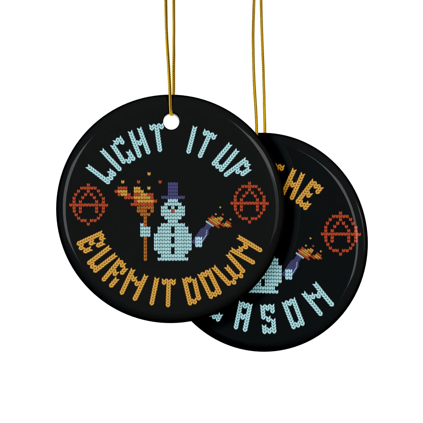 'Tis The Season Anarchist | Ornament