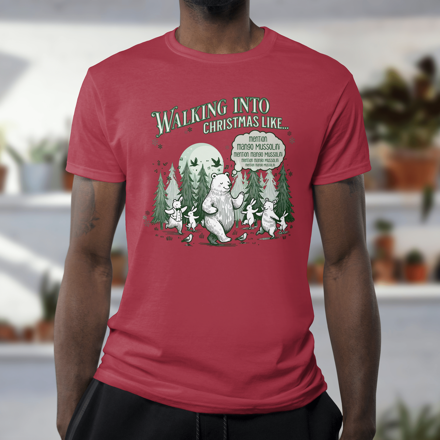 Mango Mussolini Christmas | Unisex Shirt