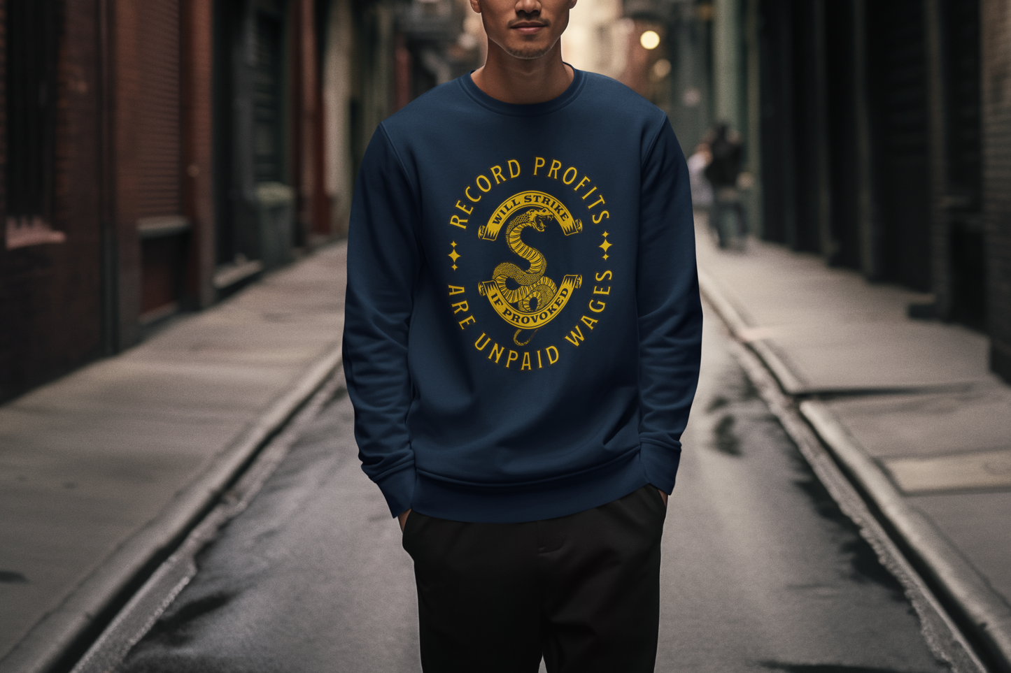 Record Profits Are Unpaid Wages | Sweatshirt