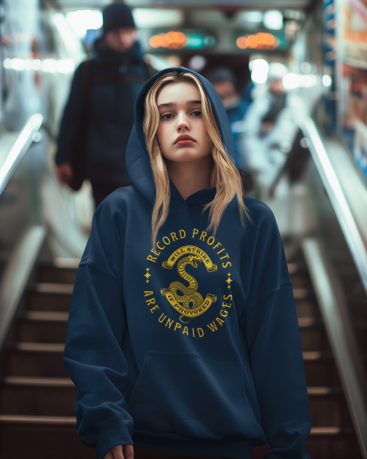 Record Profits Are Unpaid Wages | Hoodie