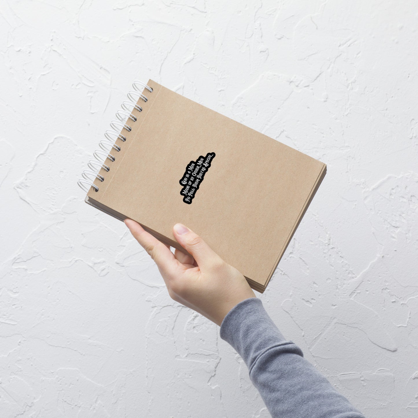 God Is a Man Made Up by Men | Sticker