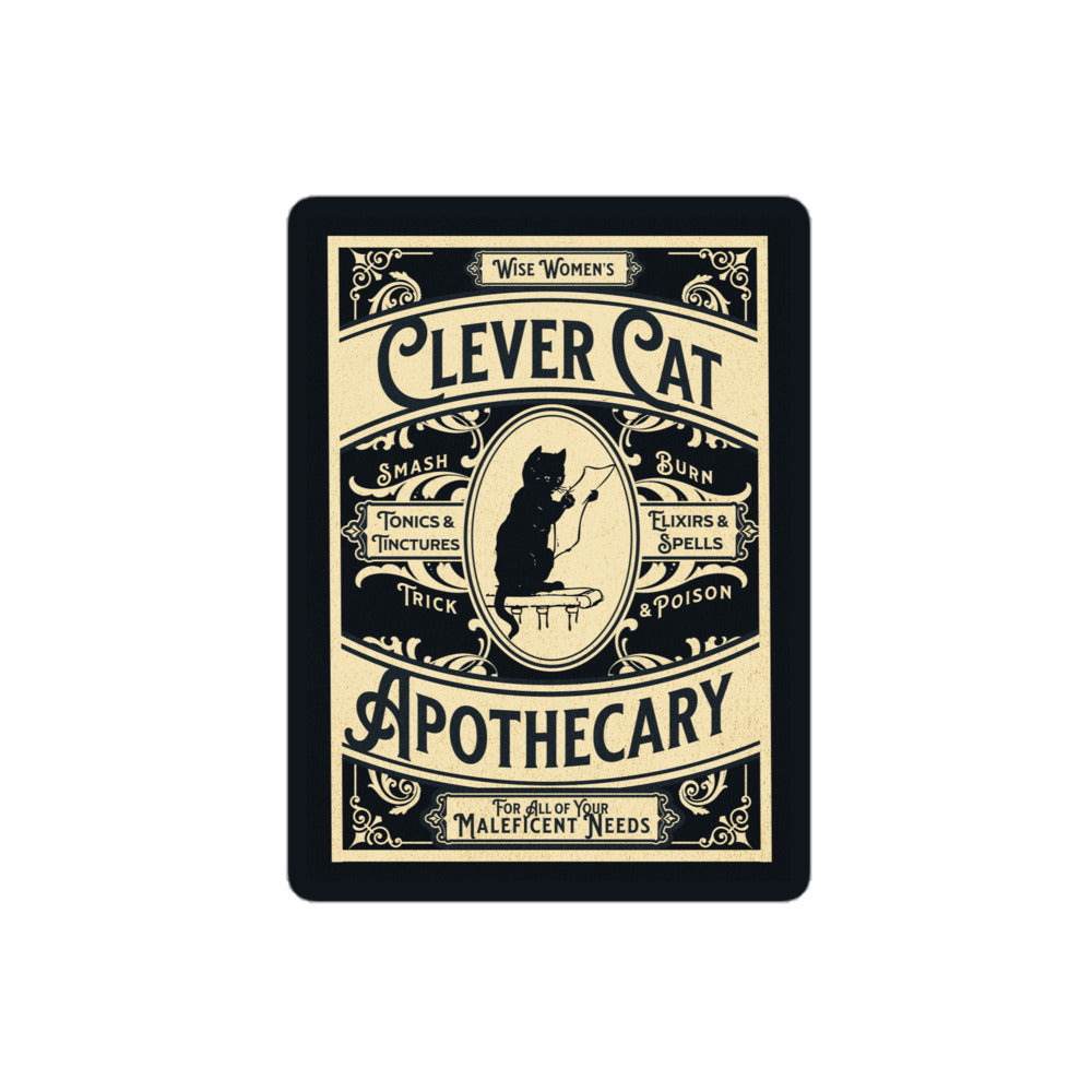 Clever Cat Apothecary | Sticker