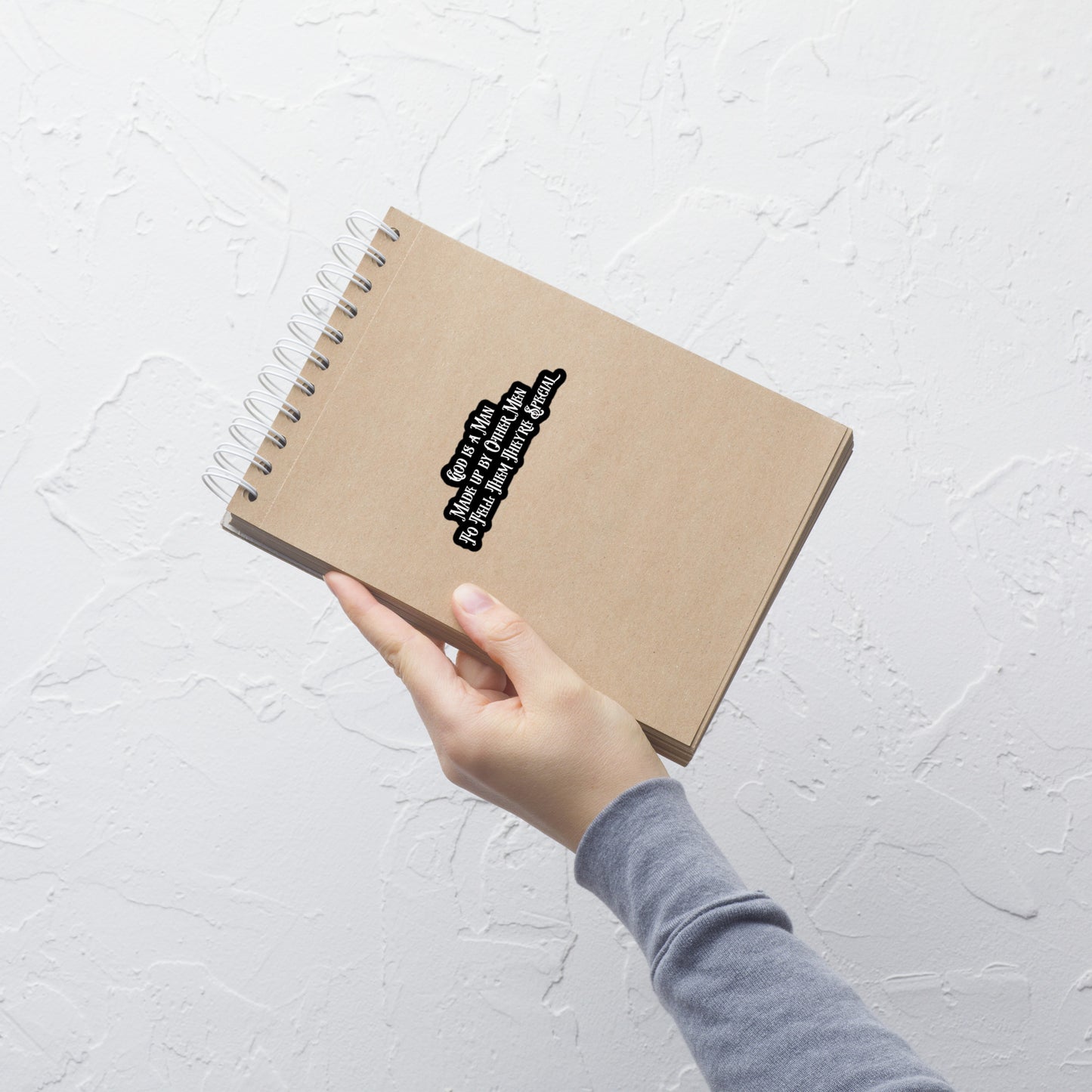 God Is a Man Made Up by Men | Sticker