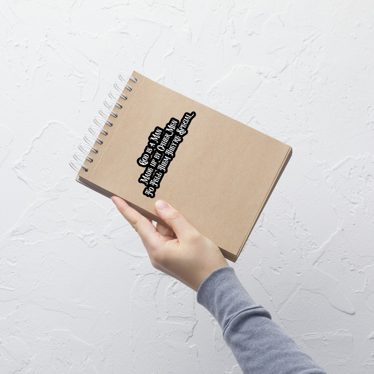 God Is a Man Made Up by Men | Sticker