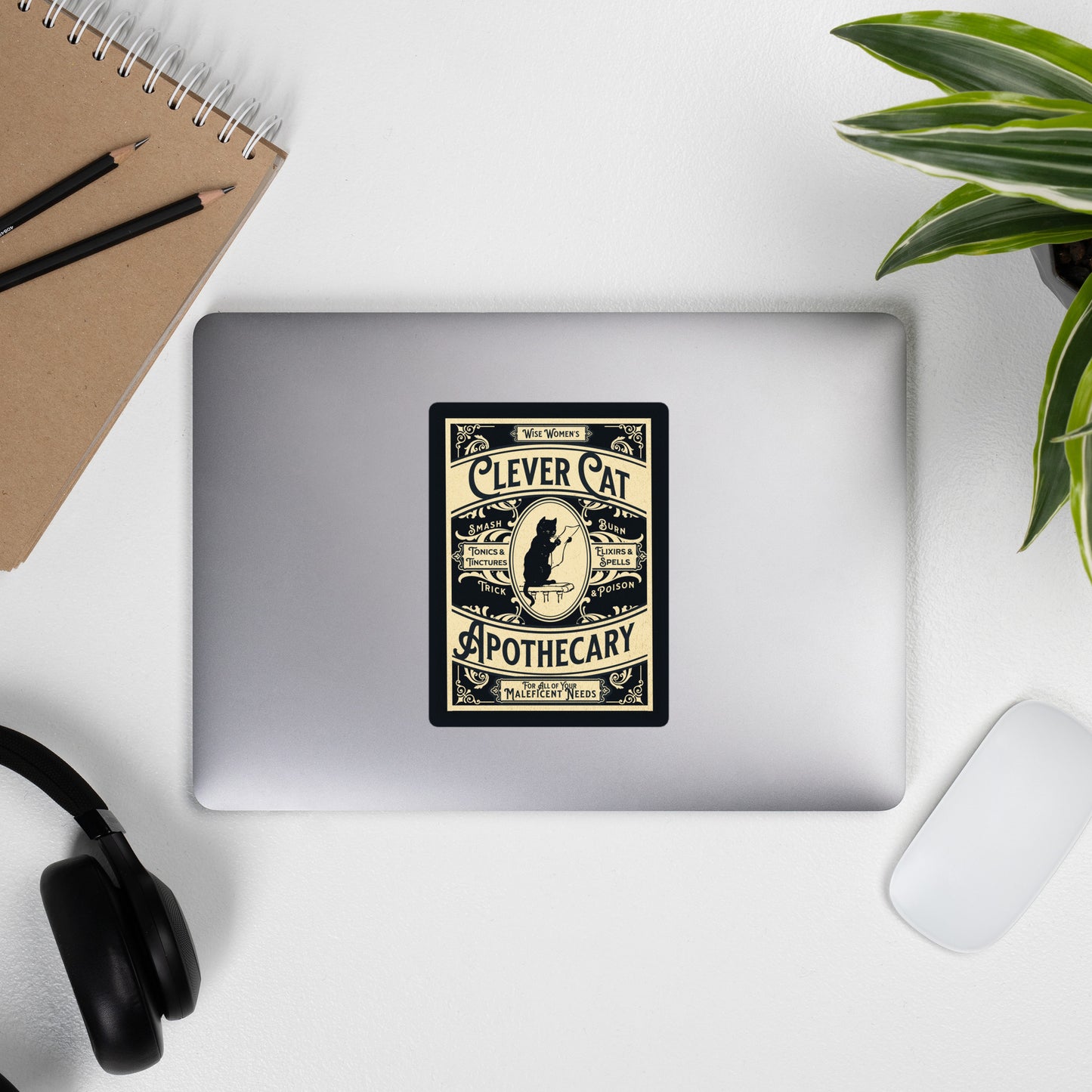 Clever Cat Apothecary | Sticker