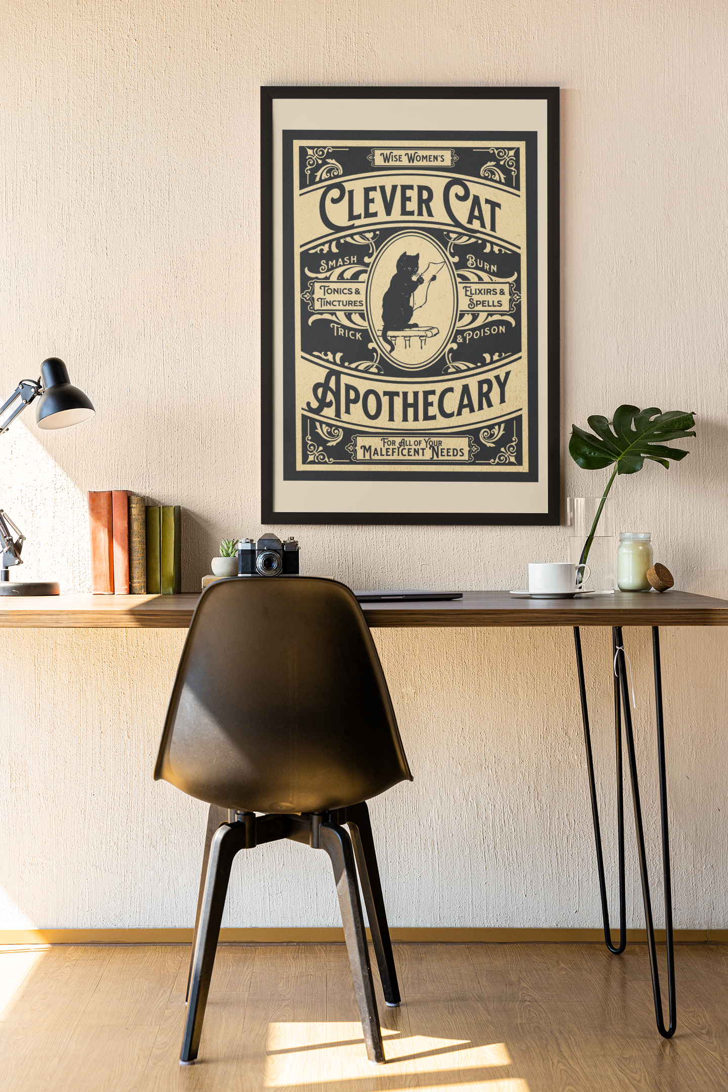 Clever Cat Apothecary | Poster