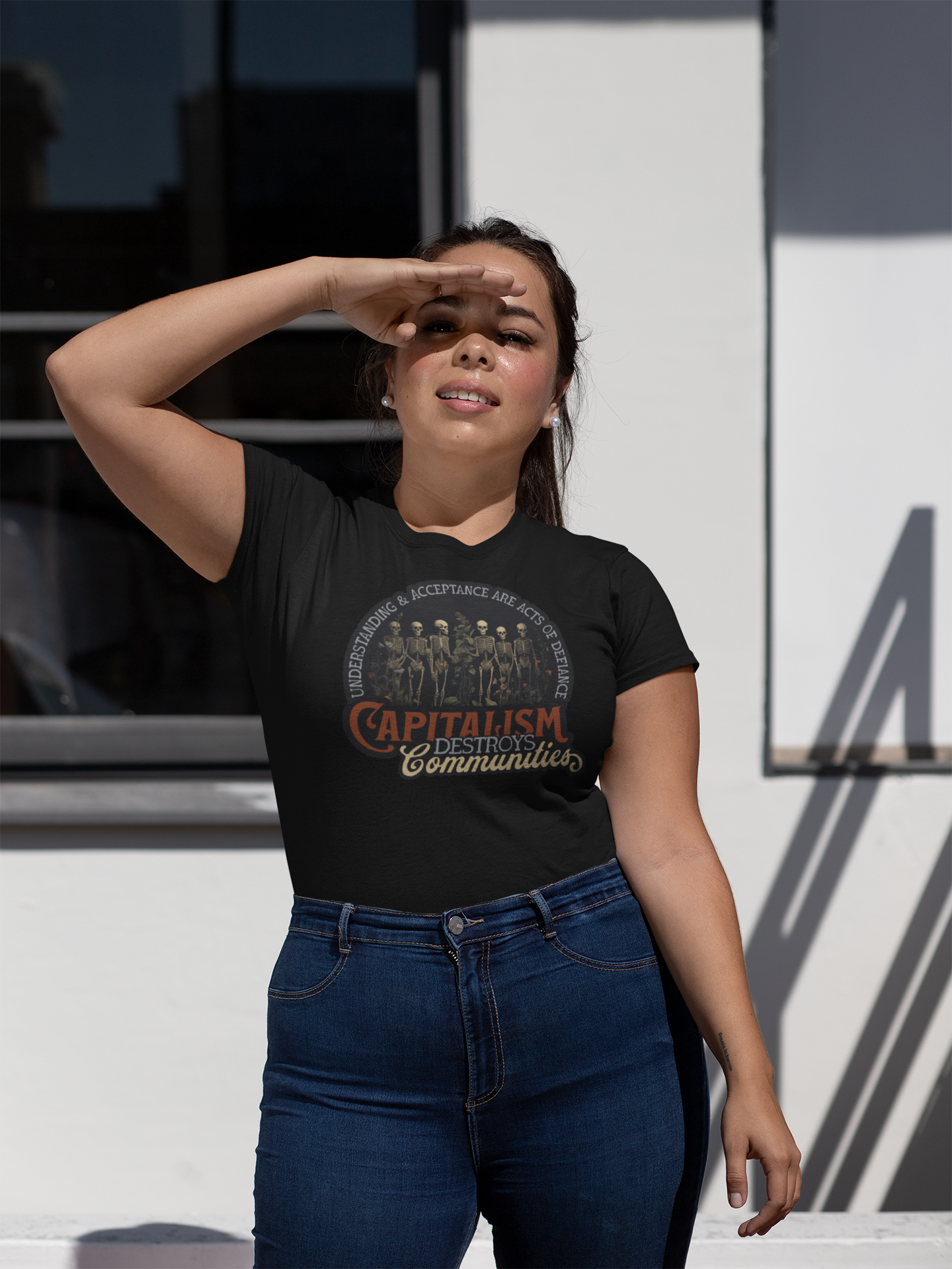 Capitalism Destroys Communities | Women's Tee
