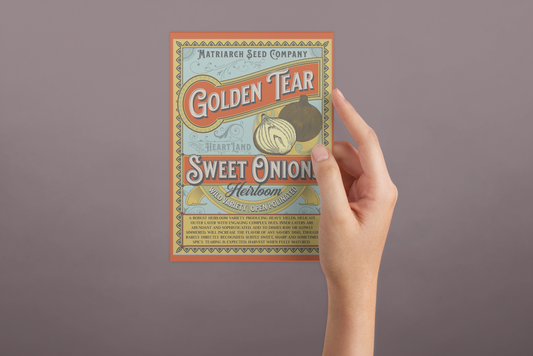 Vintage Seed Packet | Card Set