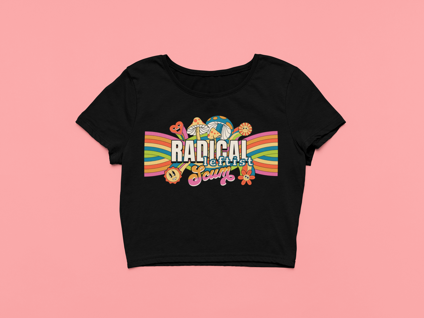 Radical Leftist Scum | Cropped Baby Tee