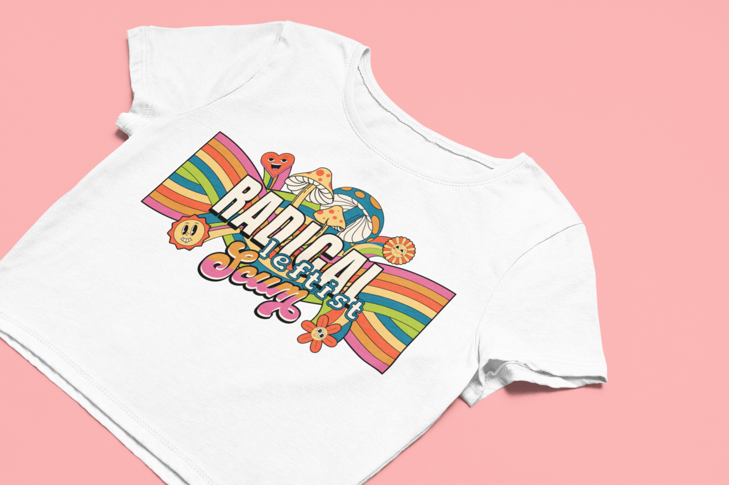 Radical Leftist Scum | Cropped Baby Tee