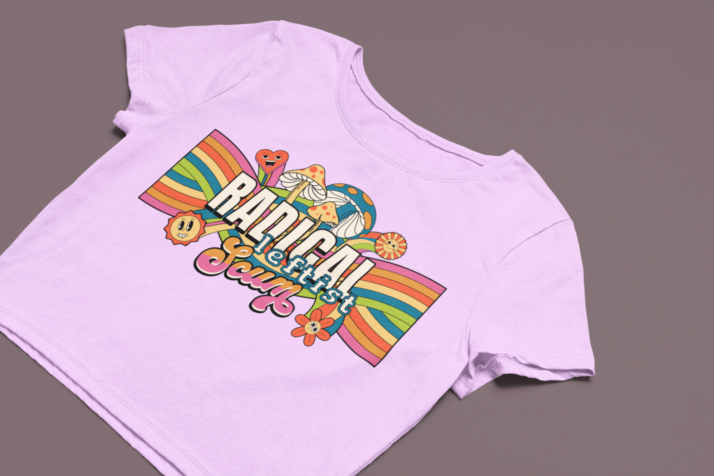 Radical Leftist Scum | Cropped Baby Tee