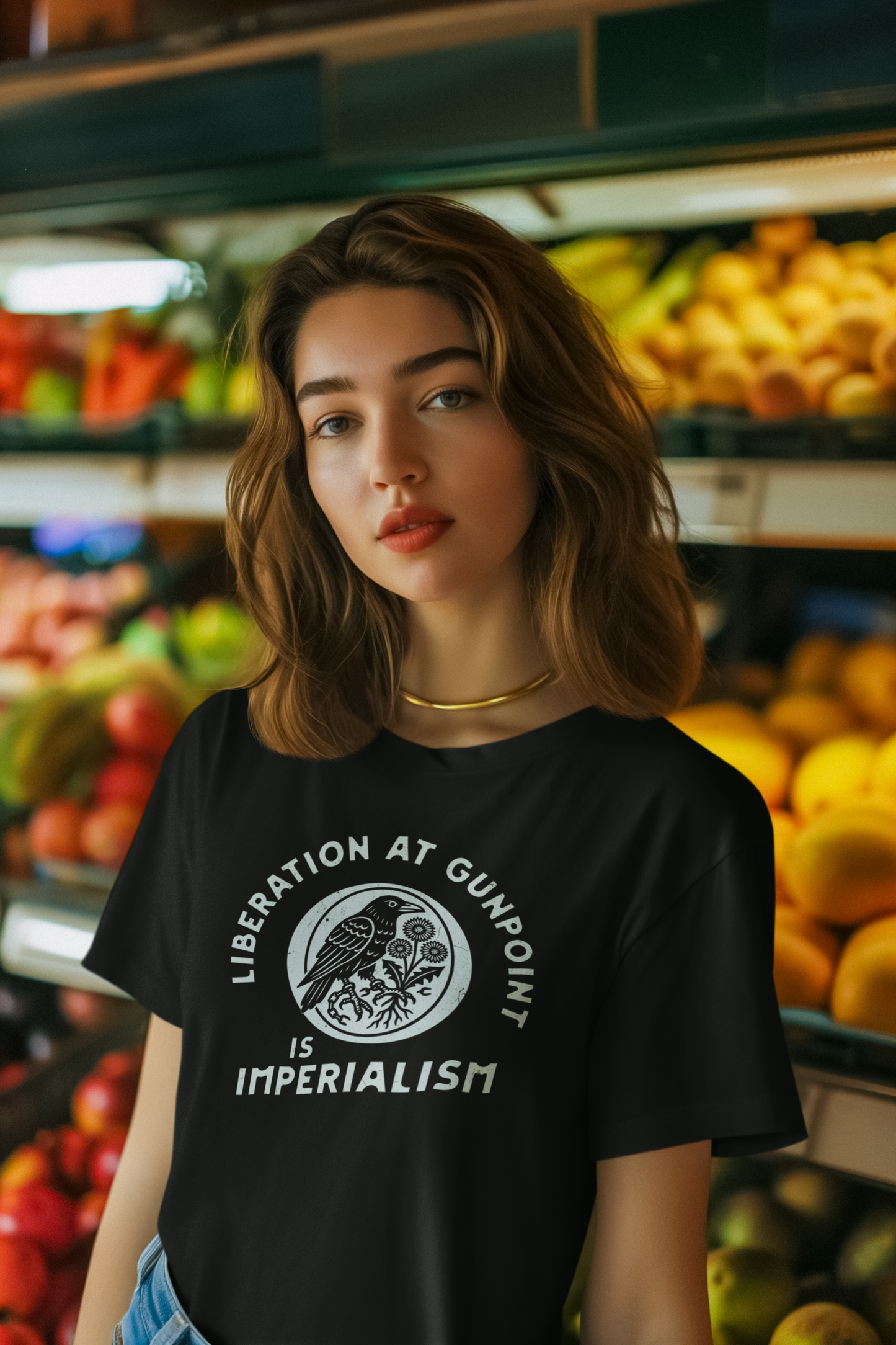 Liberation At Gunpoint Is Imperialism | Unisex Shirt