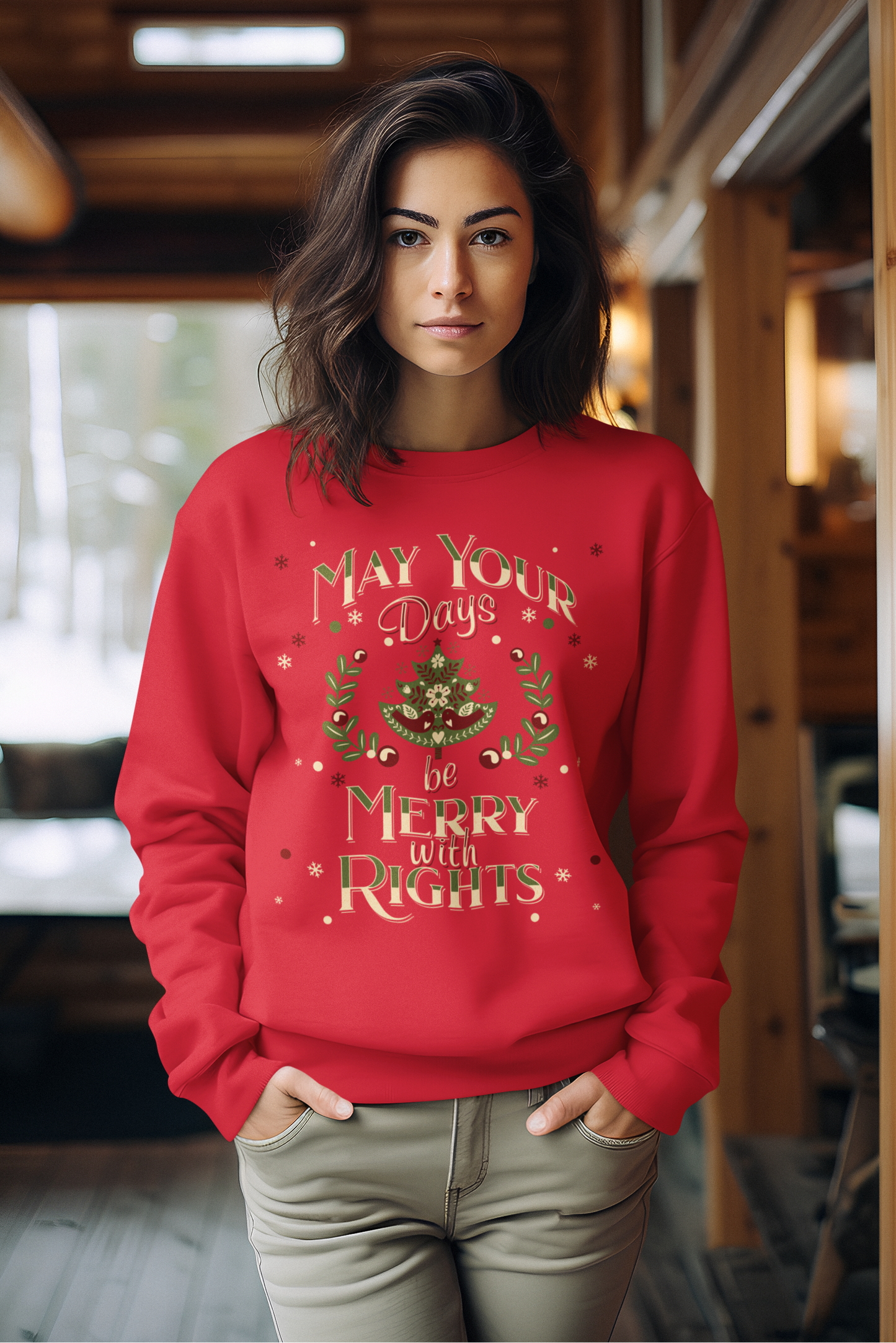 May Your Days Be Merry With Rights | Sweatshirt